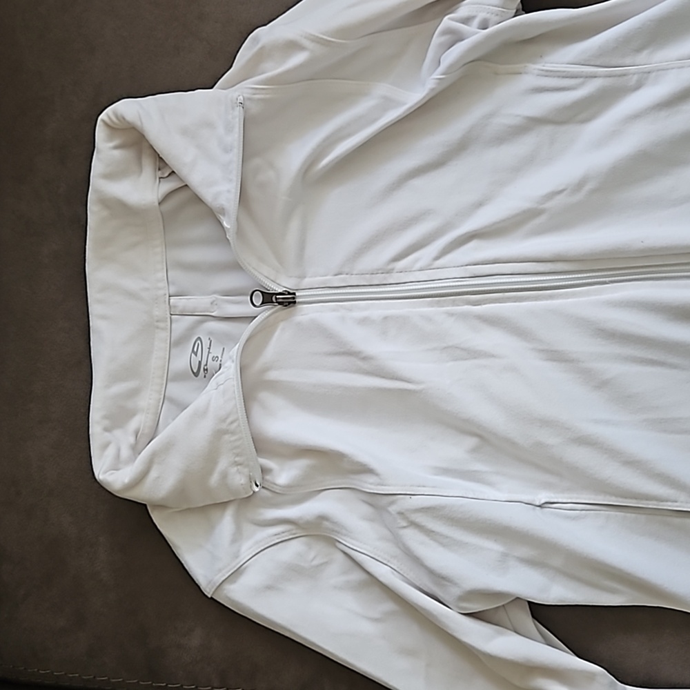 White zip up - Picture 2 of 5